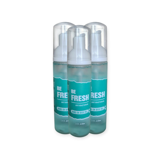 BE FRESH 80 ML - PACK PORTÁTIL DE 3 UNIDADES